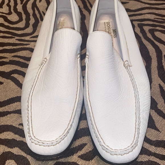 Donald J. Pliner Other - White leather men’s loafers